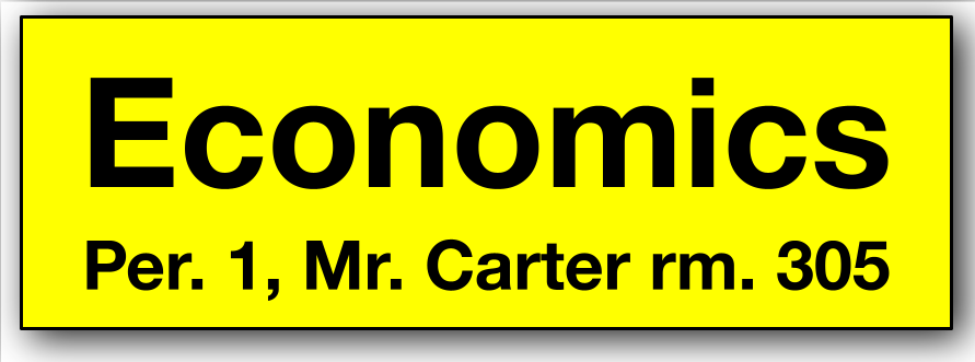 Period 1 Economics